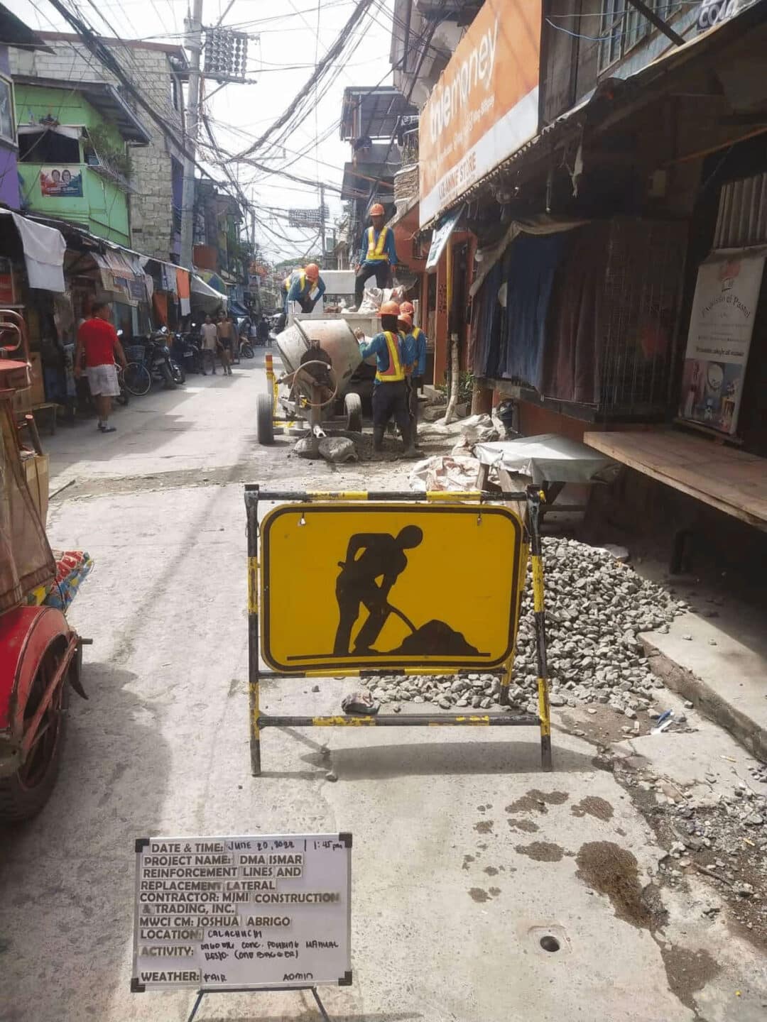 DMA – ISMAR REINFORCEMENT LINE AND REPLACEMENT LATERALS